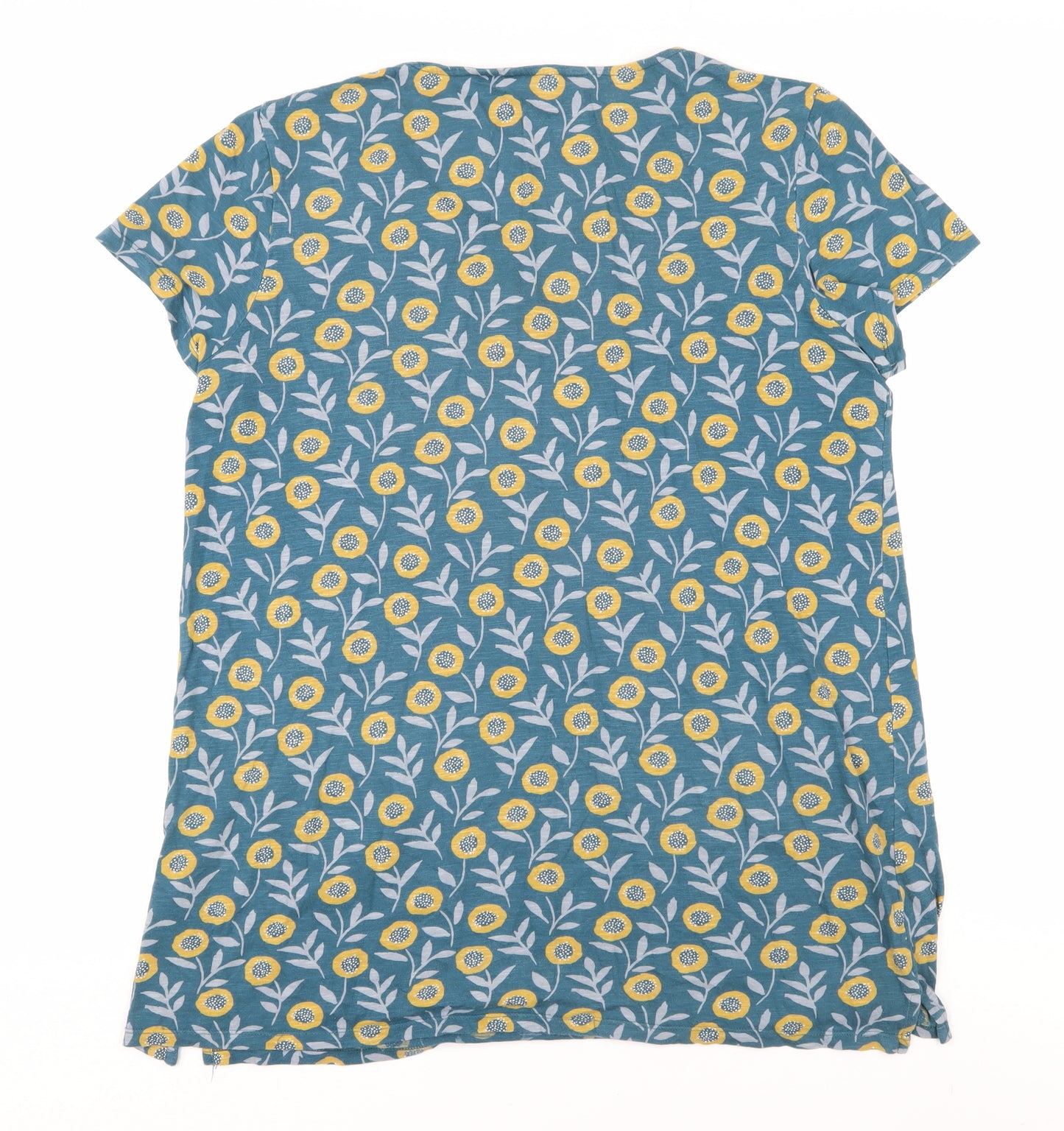 Seasalt Cornwall Women's Blue Floral V-Neck Tunic