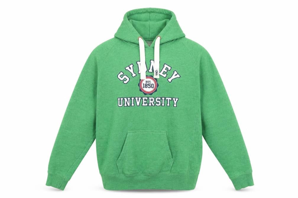 The University of Sydney Green Pullover Hoodie, Unisex, Size 16