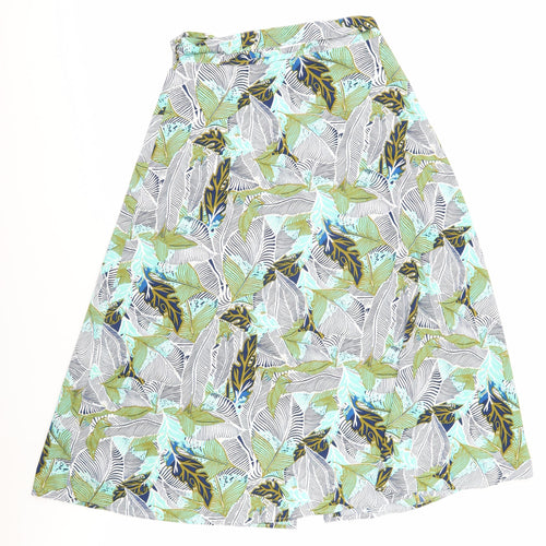 Brave Soul Women’s Floral A-Line Skirt Multicoloured M