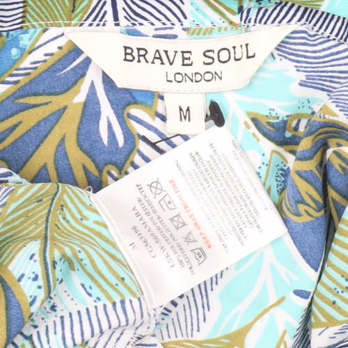 Brave Soul Women’s Floral A-Line Skirt Multicoloured M