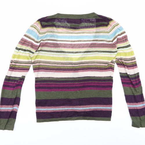 Paul Costelloe Women's Multicoloured M Linen Cardigan