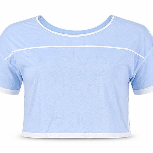 Calvin Klein Jeans Women's Blue Casual T-Shirt M