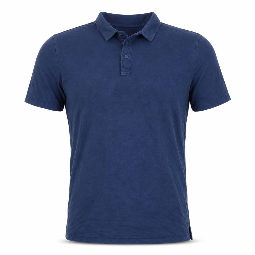 Lived-In Men's Blue Polo Shirt, Size L, Short Sleeve