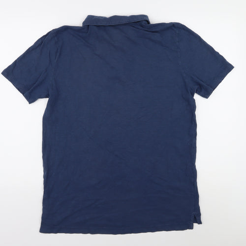 Lived-In Men's Blue Polo Shirt, Size L, Short Sleeve