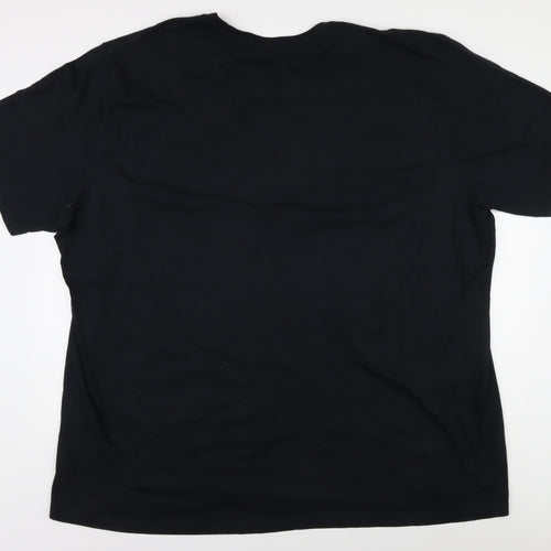 Gildan Men's Black Funny Gym T-Shirt 4XLT Relaxed