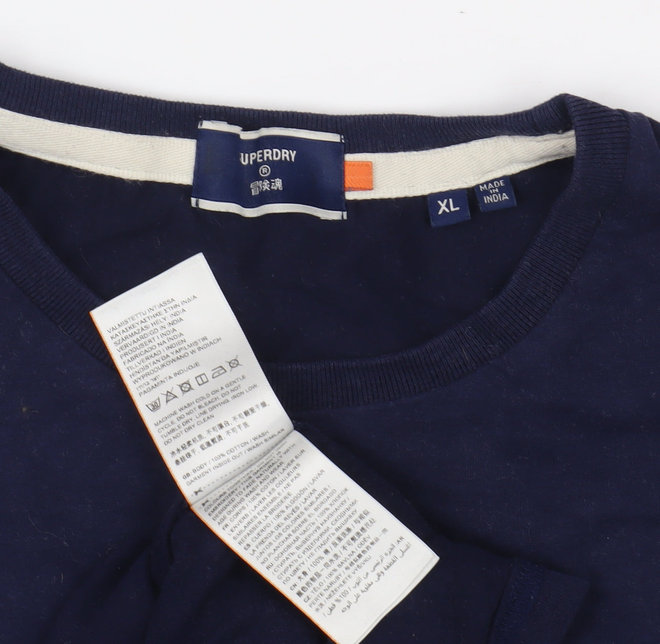 Superdry Men's Blue XL Crew Neck T-Shirt