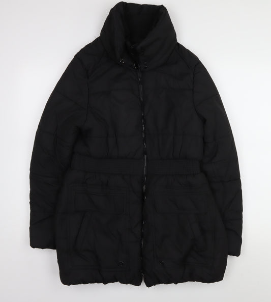 Road Angel Women's Black Puffer Jacket Size 14