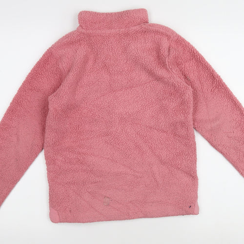 Arctic Storm Girls Pink Fleece Henley Sweatshirt 9-10 Years