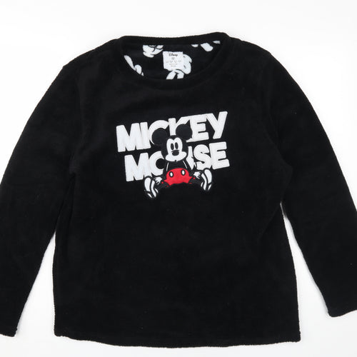 Disney Mickey Mouse Unisex Black M Pullover Sweatshirt