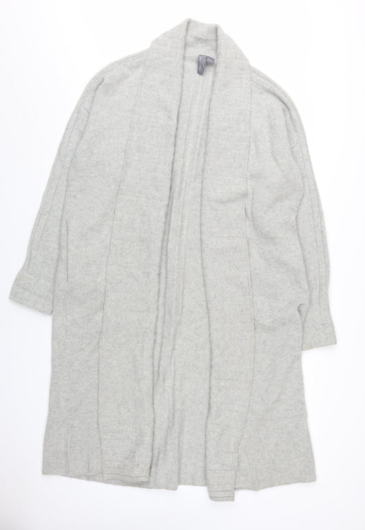 Sweaty Betty Women's Grey Cardigan, Size S - Wool Yak Blend