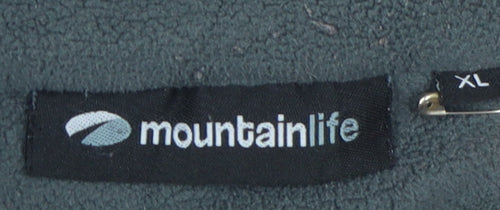 Mountainlife Men's Blue XL Fleece 1/4 Zip Sweatshirt