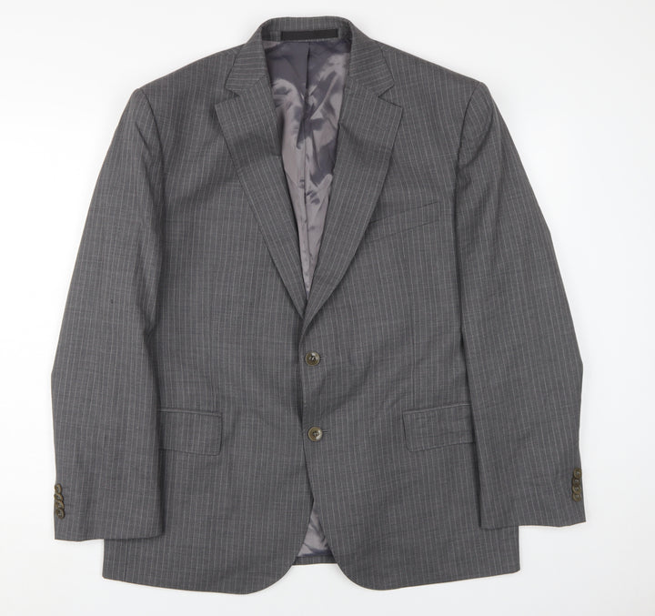 Marks and Spencer Men's Grey Wool Blazer 42S