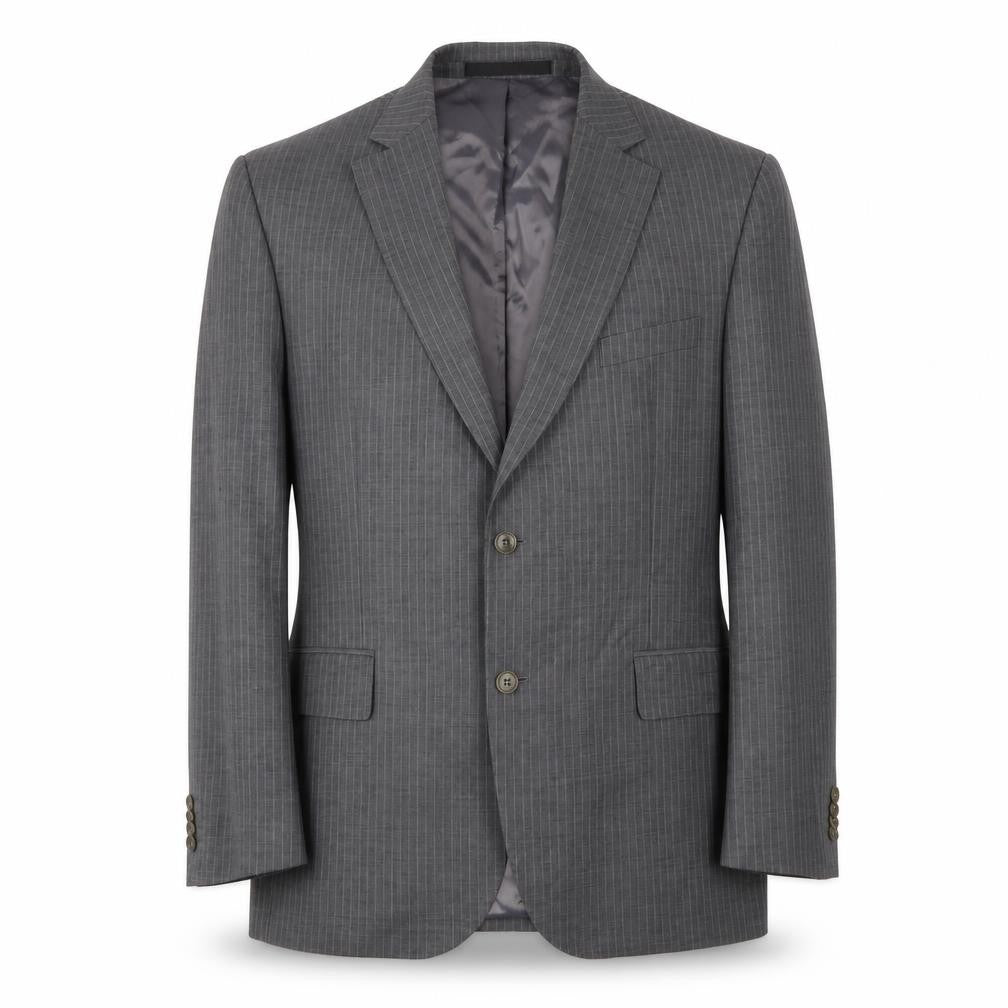 Front view of Marks & Spencer Men's Grey Wool Blazer 42S