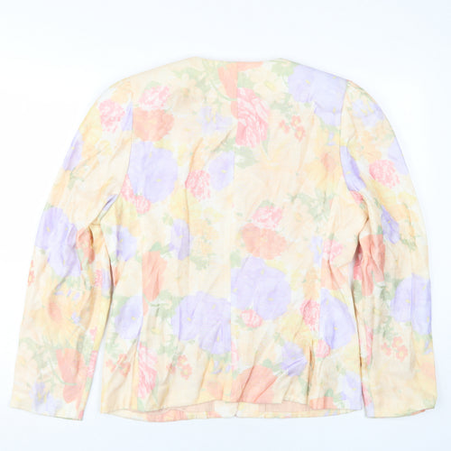 Avantgarde Floral Jacket Women Multicoloured Size 10