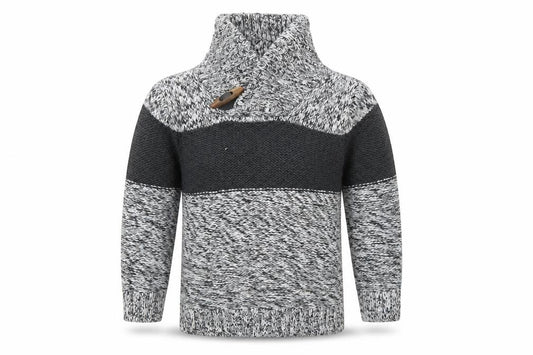 Baby Gap Boys Grey Colourblock Pullover Jumper 3 Years