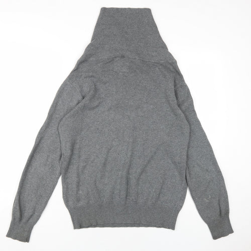Crosshatch Men's Grey Cotton Pullover Medium