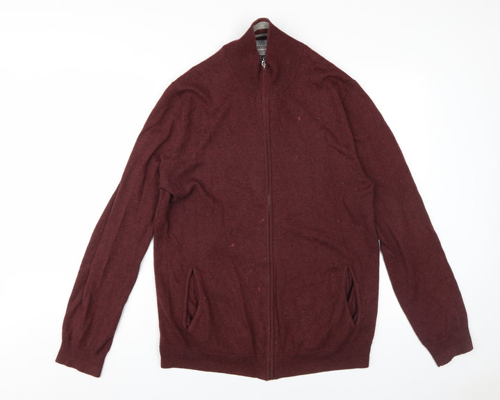 Esprit Men's Red Full Zip Jumper XL