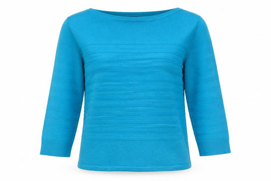 Front view of Principles Women's Blue jumper, size 10