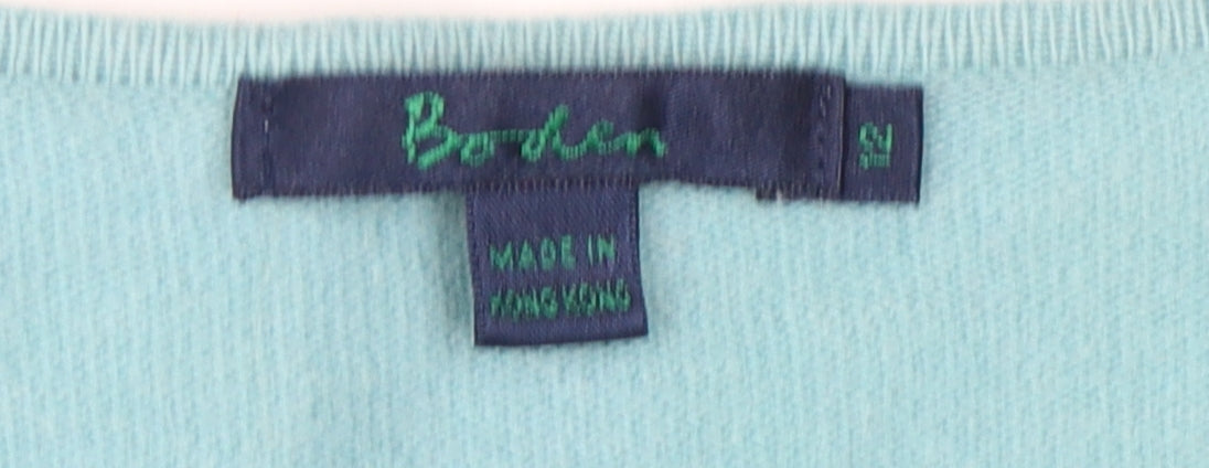 Boden Women's Blue V-Neck Cardigan Size 12