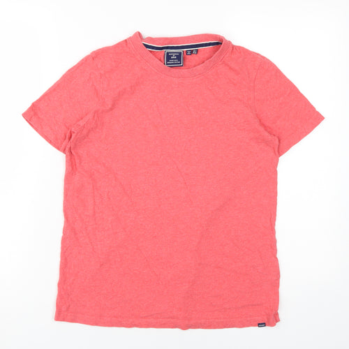 Superdry Women's Red Crew Neck T-Shirt UK 6