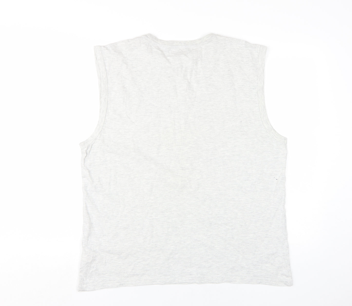 Pierre Cardin Men’s Grey Sleeveless T-Shirt XL