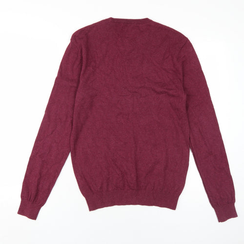 Jack Wills Men's Red Crew Neck Pullover Jumper XS