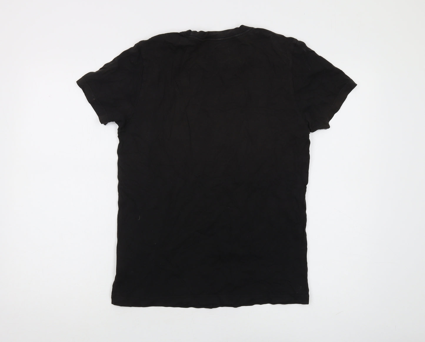 Adidas Men's XS Black Graphic T-Shirt, Sports Style