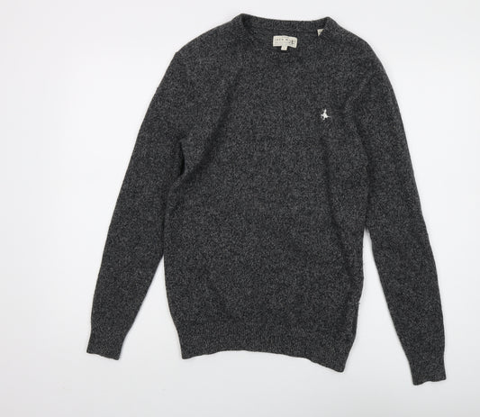 Jack Wills Men's Grey Pullover Jumper S