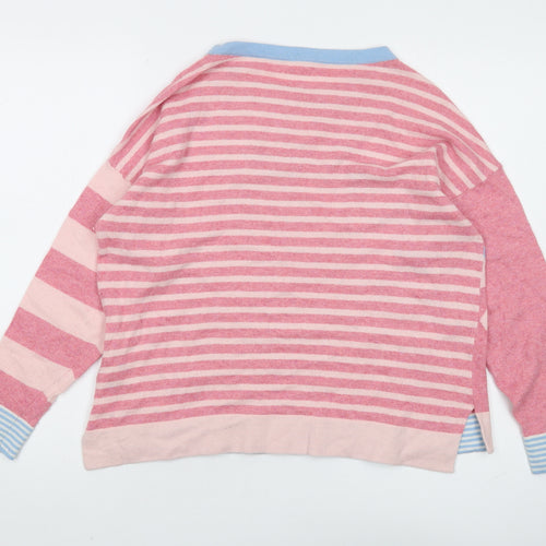 White Stuff Women's Pink Pullover Jumper Size 14