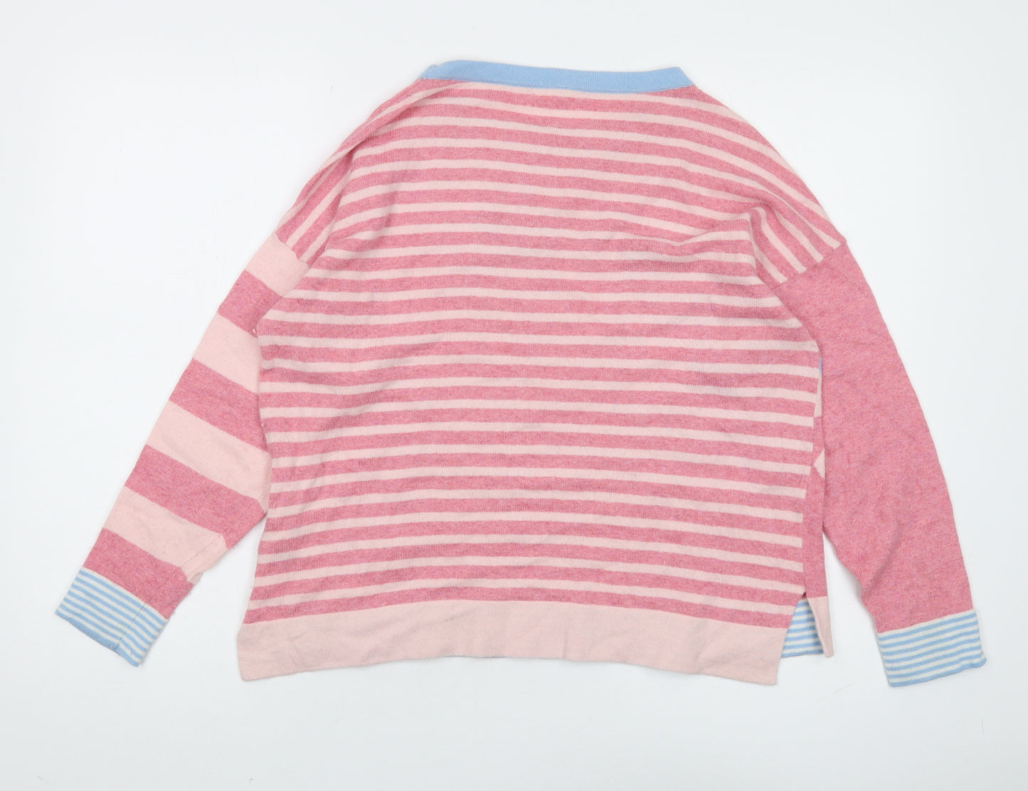 White Stuff Women's Pink Pullover Jumper Size 14