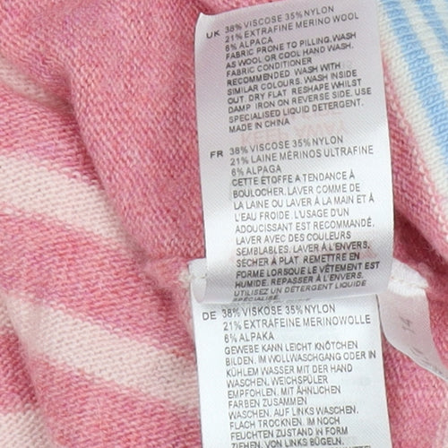 White Stuff Women's Pink Pullover Jumper Size 14