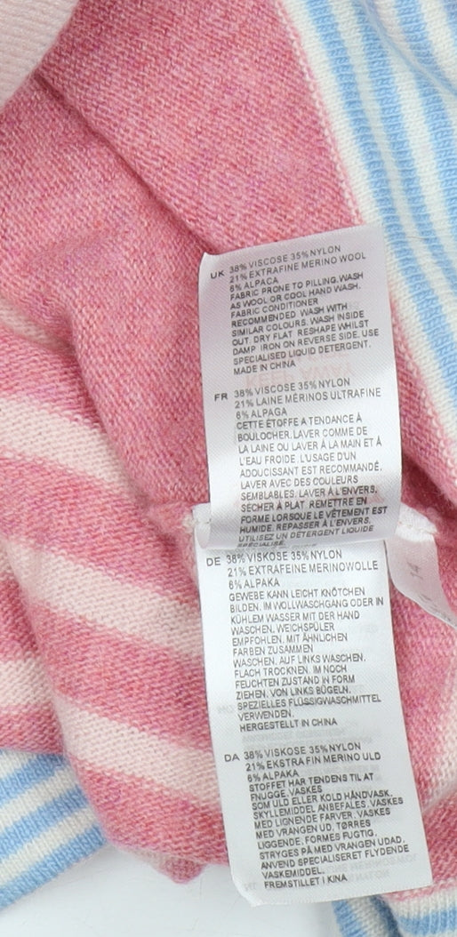White Stuff Women's Pink Pullover Jumper Size 14