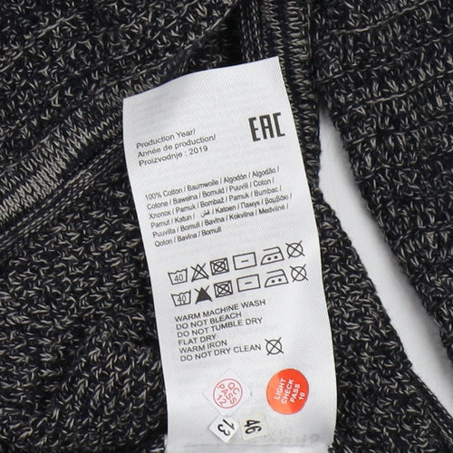 Only & Sons Men's Grey Chunky Knit Pullover M