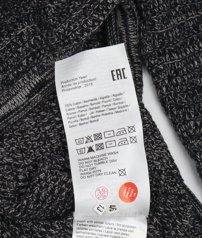 Only & Sons Men's Grey Chunky Knit Pullover M