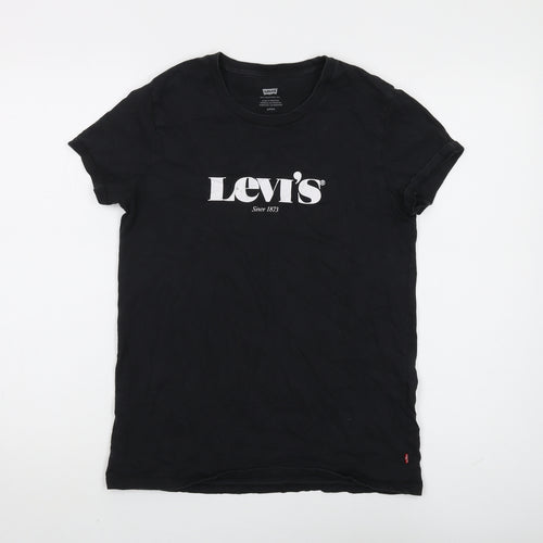 Levi's Unisex Black T-Shirt, Size S, Casual Wear