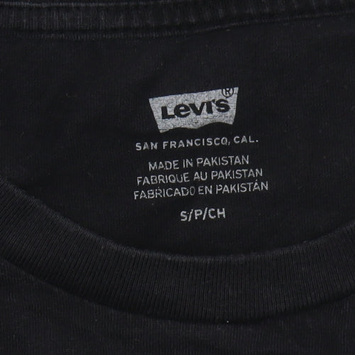 Levi's Unisex Black T-Shirt, Size S, Casual Wear