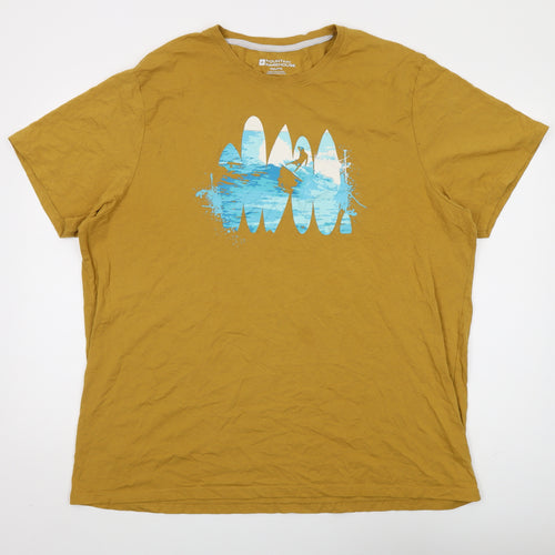 Mountain Warehouse Men's Brown 3XL Graphic T-Shirt