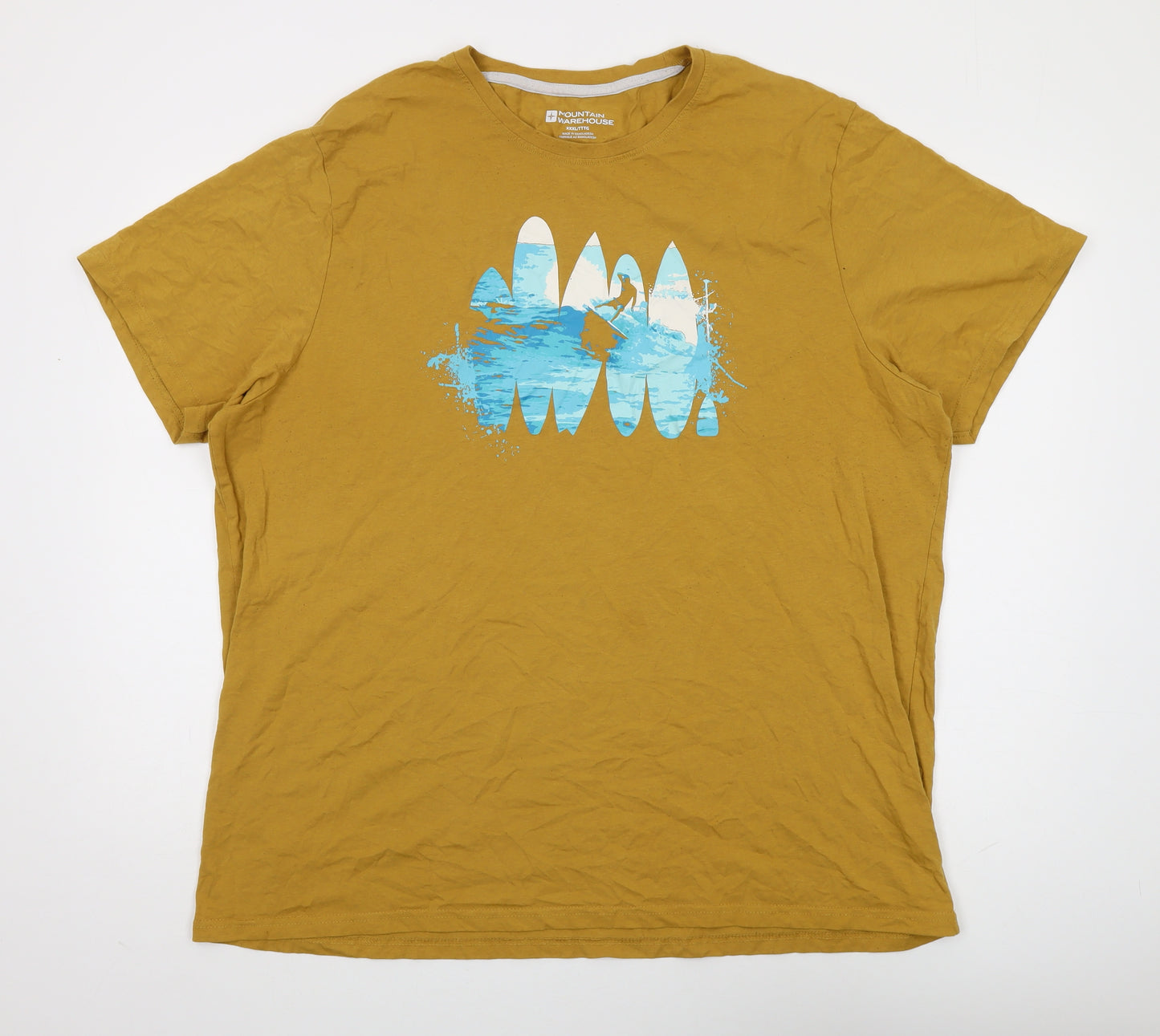 Mountain Warehouse Men's Brown 3XL Graphic T-Shirt