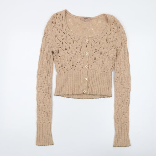 Twinset Women’s Beige Cardigan S Button Knit Jumper
