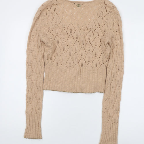 Twinset Women’s Beige Cardigan S Button Knit Jumper
