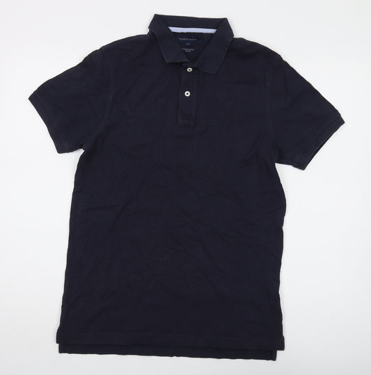 Tommy Hilfiger Men's Black Slim Fit Polo Shirt M