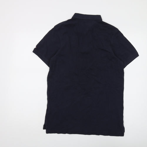 Tommy Hilfiger Men's Black Slim Fit Polo Shirt M