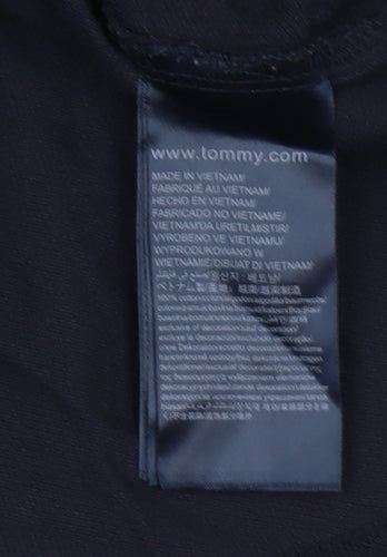 Tommy Hilfiger Men's Black Slim Fit Polo Shirt M