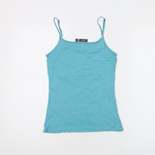 Mexx Women's Blue Cotton Modal Camisole Tank Top S