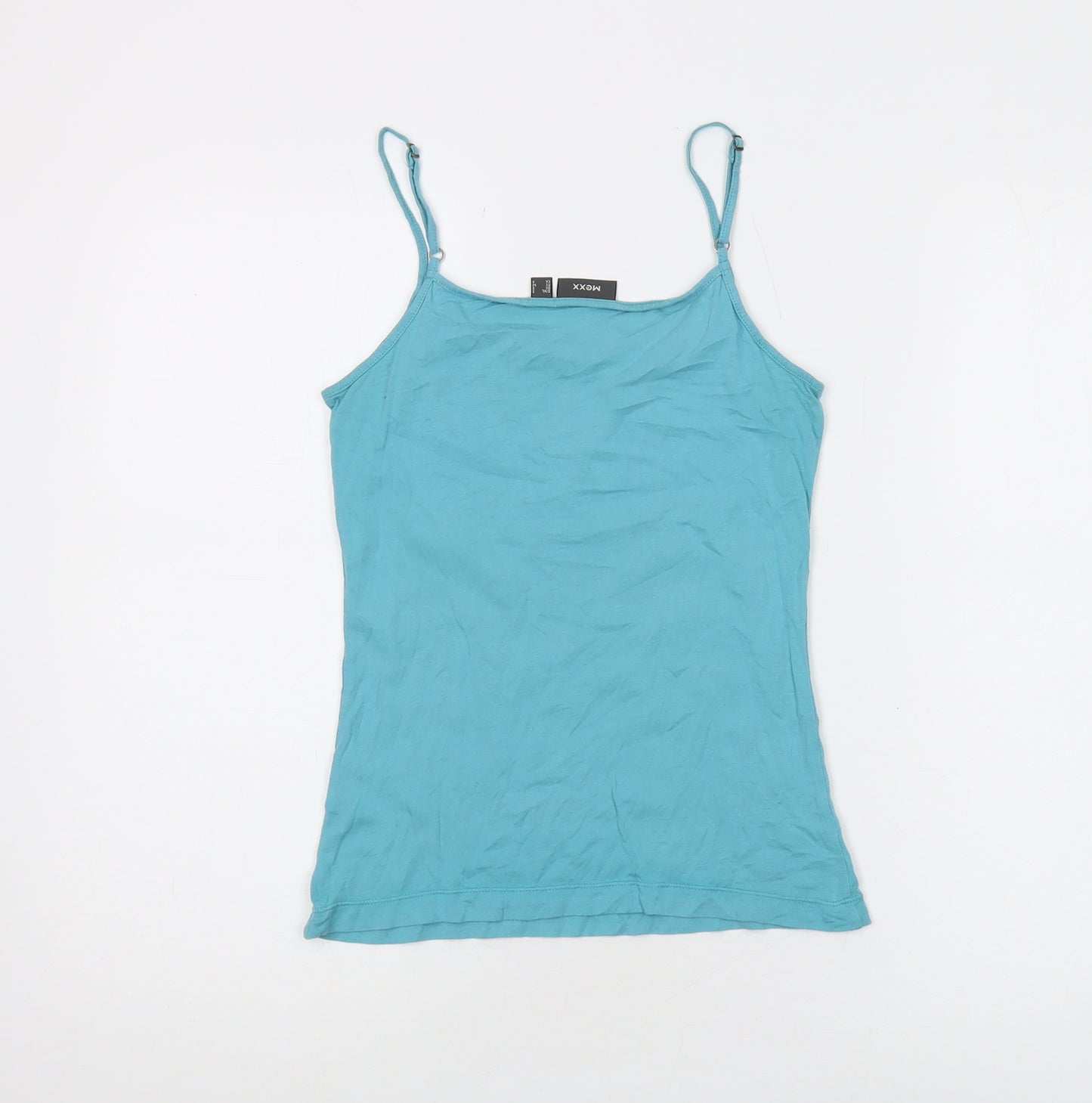 Mexx Women's Blue Cotton Modal Camisole Tank Top S