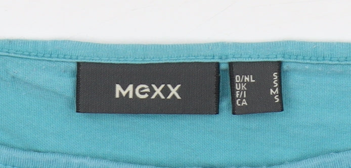 Mexx Women's Blue Cotton Modal Camisole Tank Top S