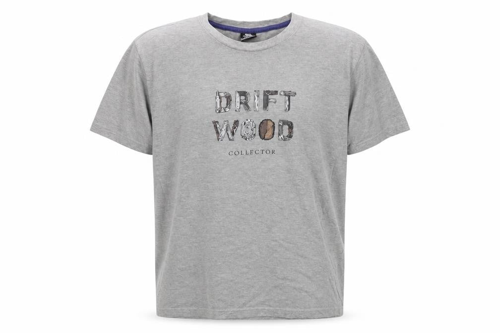 Front view of Trespass Men’s Grey XL Graphic Print T-Shirt