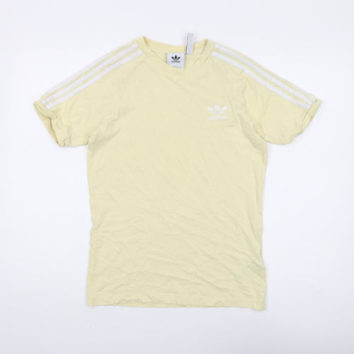 Adidas Women's Yellow XS Basic T-Shirt