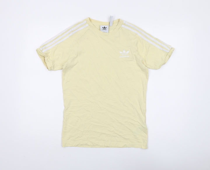 Adidas Women's Yellow XS Basic T-Shirt