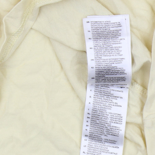 Adidas Women's Yellow XS Basic T-Shirt